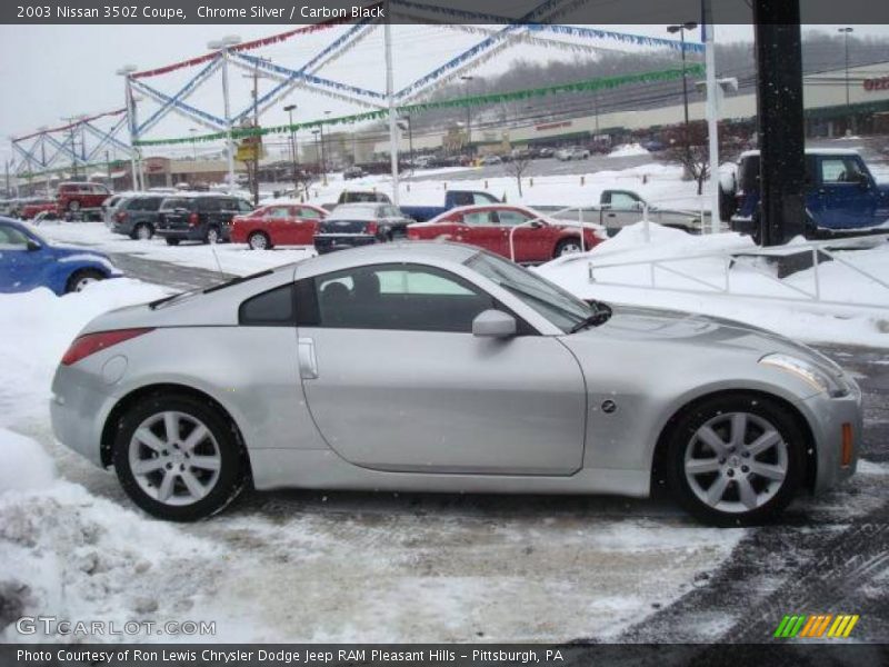 Chrome Silver / Carbon Black 2003 Nissan 350Z Coupe