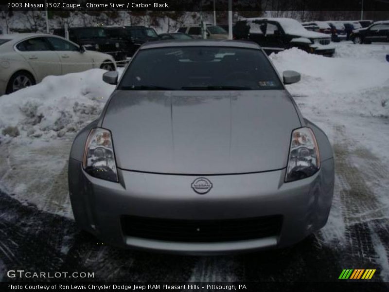 Chrome Silver / Carbon Black 2003 Nissan 350Z Coupe