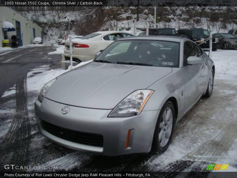 Chrome Silver / Carbon Black 2003 Nissan 350Z Coupe