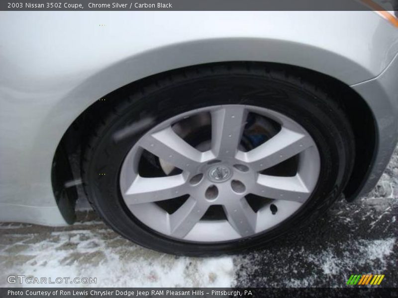 Chrome Silver / Carbon Black 2003 Nissan 350Z Coupe
