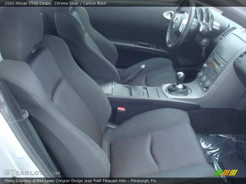 Chrome Silver / Carbon Black 2003 Nissan 350Z Coupe