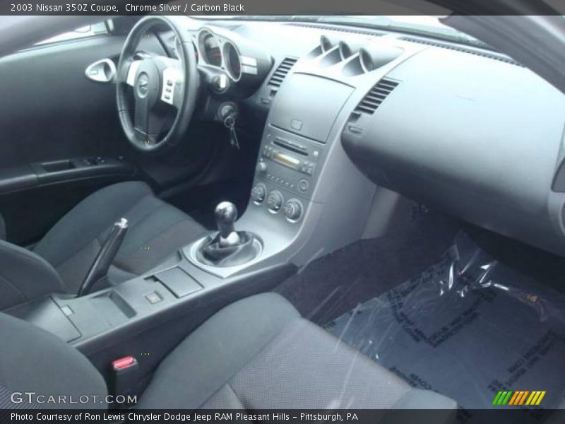 Chrome Silver / Carbon Black 2003 Nissan 350Z Coupe