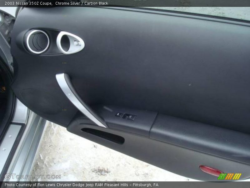 Chrome Silver / Carbon Black 2003 Nissan 350Z Coupe