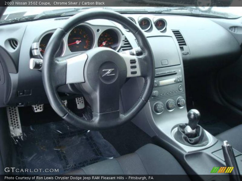 Chrome Silver / Carbon Black 2003 Nissan 350Z Coupe