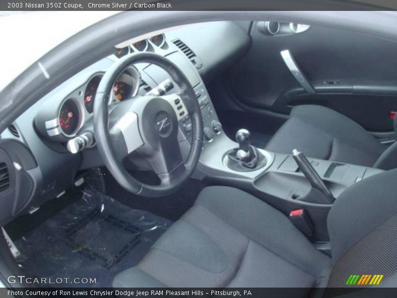 Chrome Silver / Carbon Black 2003 Nissan 350Z Coupe