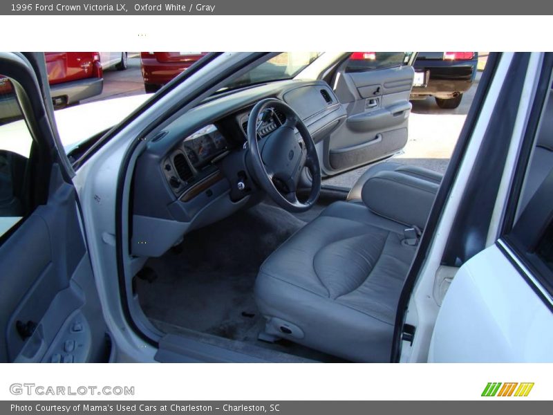 Oxford White / Gray 1996 Ford Crown Victoria LX