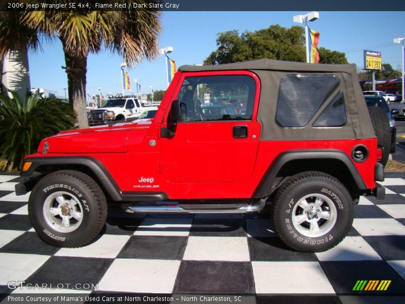Flame Red / Dark Slate Gray 2006 Jeep Wrangler SE 4x4