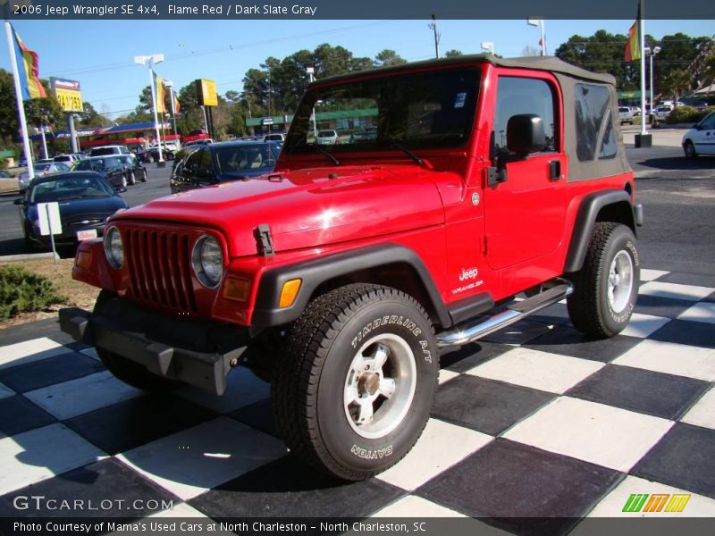 Flame Red / Dark Slate Gray 2006 Jeep Wrangler SE 4x4