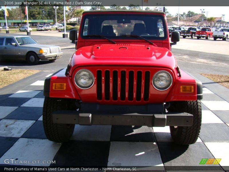 Flame Red / Dark Slate Gray 2006 Jeep Wrangler SE 4x4