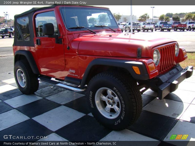 Flame Red / Dark Slate Gray 2006 Jeep Wrangler SE 4x4