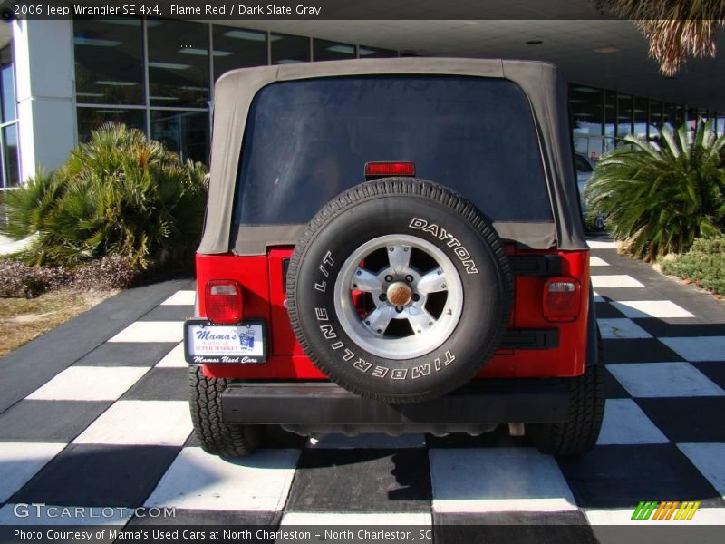 Flame Red / Dark Slate Gray 2006 Jeep Wrangler SE 4x4