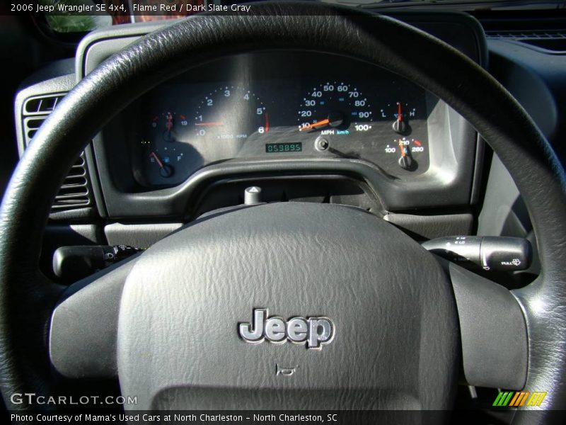 Flame Red / Dark Slate Gray 2006 Jeep Wrangler SE 4x4