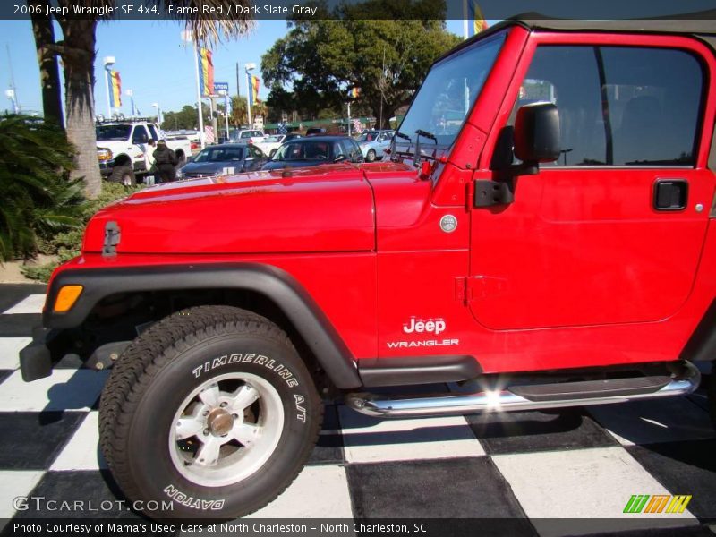 Flame Red / Dark Slate Gray 2006 Jeep Wrangler SE 4x4