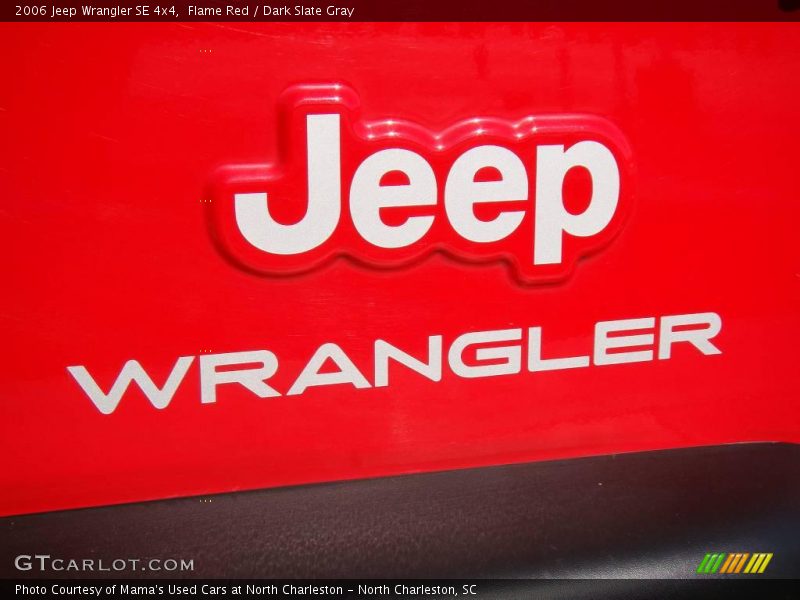 Flame Red / Dark Slate Gray 2006 Jeep Wrangler SE 4x4
