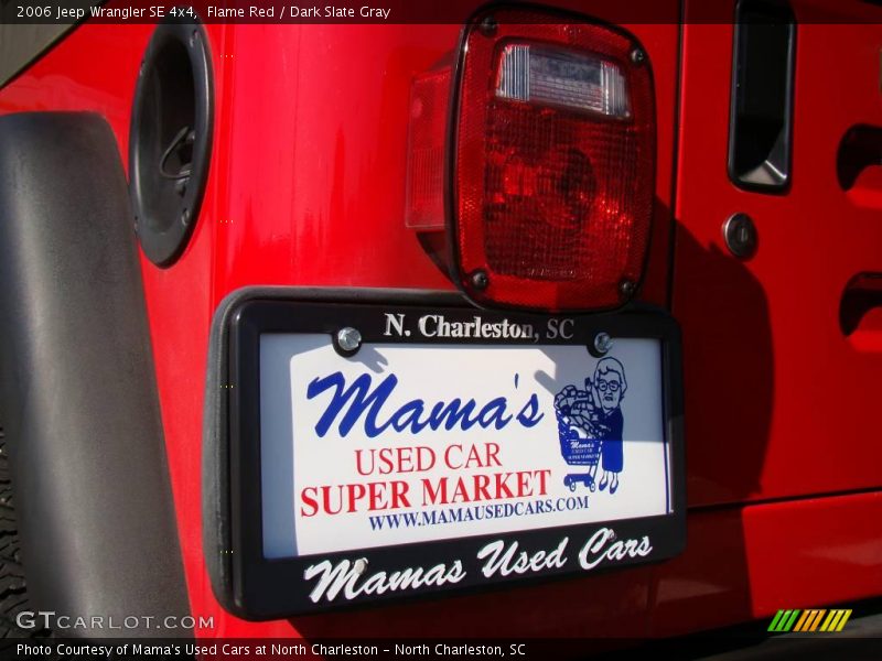 Flame Red / Dark Slate Gray 2006 Jeep Wrangler SE 4x4