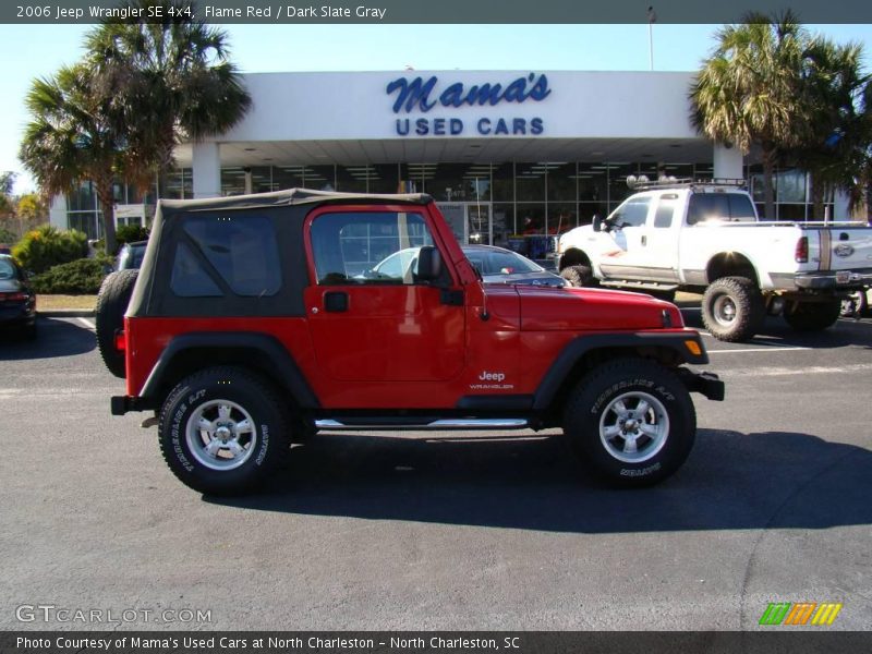 Flame Red / Dark Slate Gray 2006 Jeep Wrangler SE 4x4