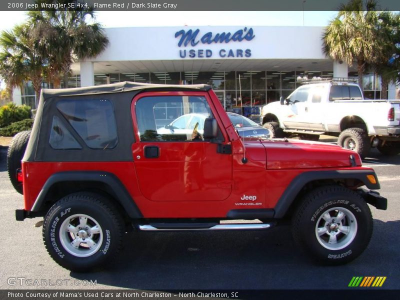 Flame Red / Dark Slate Gray 2006 Jeep Wrangler SE 4x4