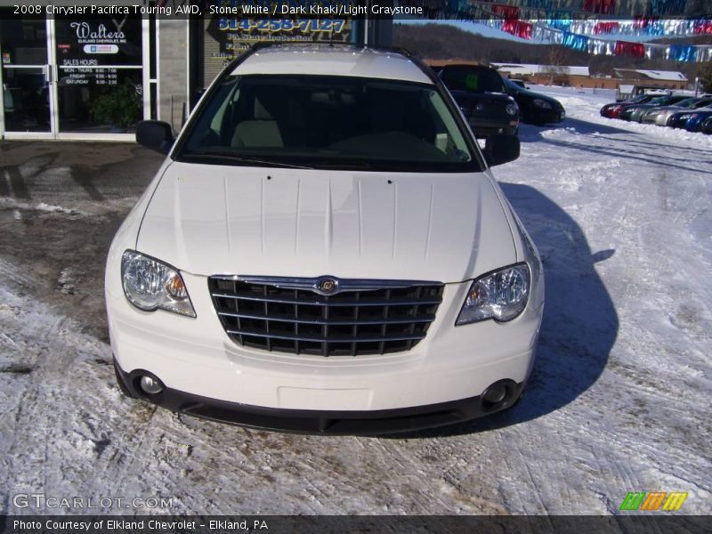 Stone White / Dark Khaki/Light Graystone 2008 Chrysler Pacifica Touring AWD