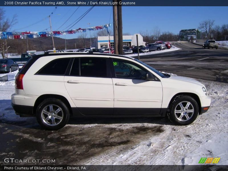 Stone White / Dark Khaki/Light Graystone 2008 Chrysler Pacifica Touring AWD