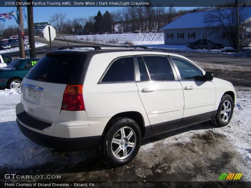 Stone White / Dark Khaki/Light Graystone 2008 Chrysler Pacifica Touring AWD