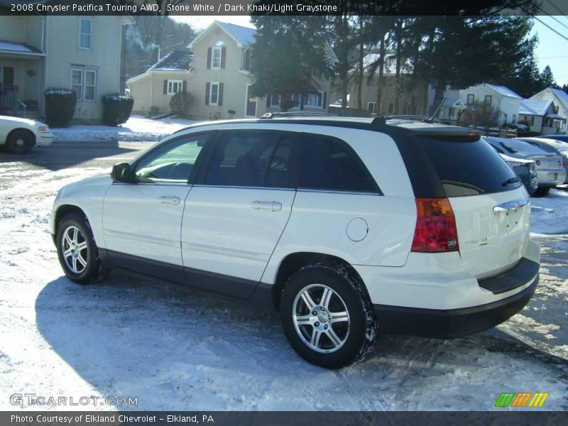 Stone White / Dark Khaki/Light Graystone 2008 Chrysler Pacifica Touring AWD