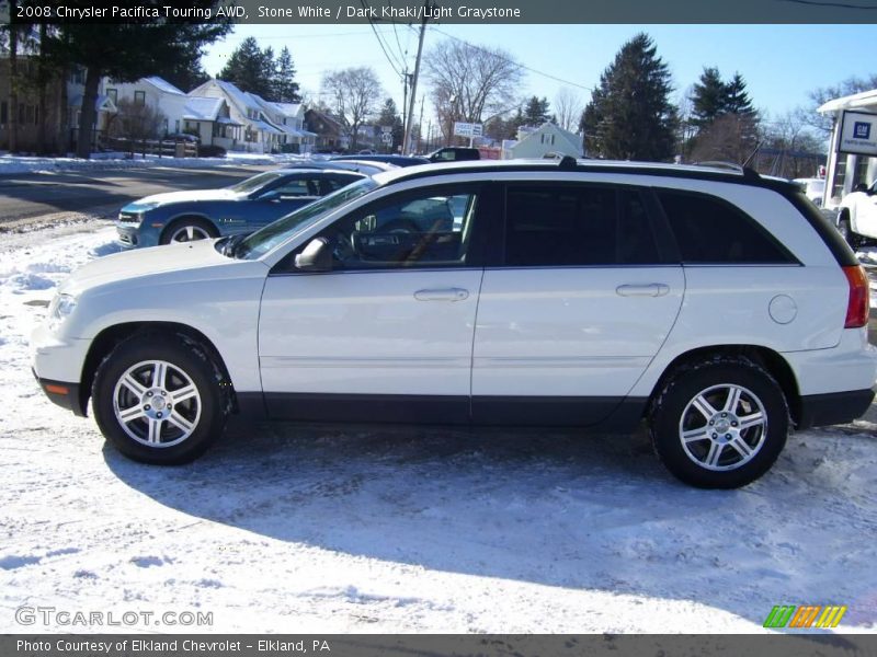 Stone White / Dark Khaki/Light Graystone 2008 Chrysler Pacifica Touring AWD