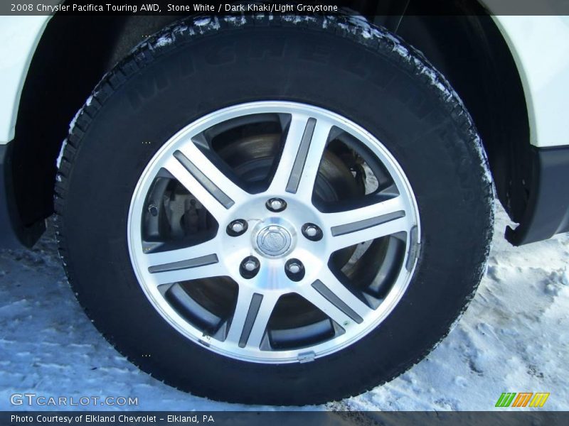 Stone White / Dark Khaki/Light Graystone 2008 Chrysler Pacifica Touring AWD