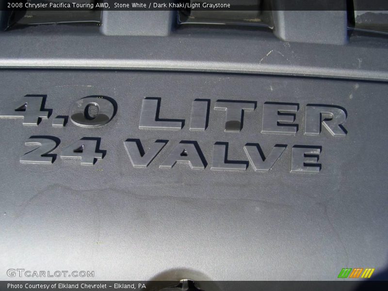Stone White / Dark Khaki/Light Graystone 2008 Chrysler Pacifica Touring AWD