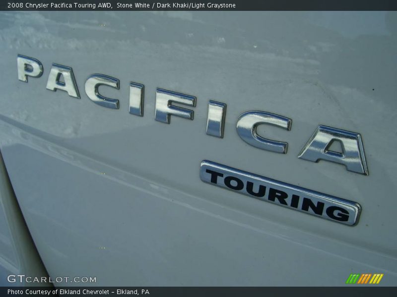 Stone White / Dark Khaki/Light Graystone 2008 Chrysler Pacifica Touring AWD