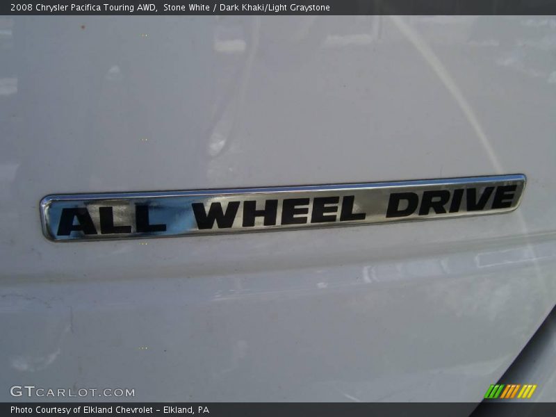 Stone White / Dark Khaki/Light Graystone 2008 Chrysler Pacifica Touring AWD
