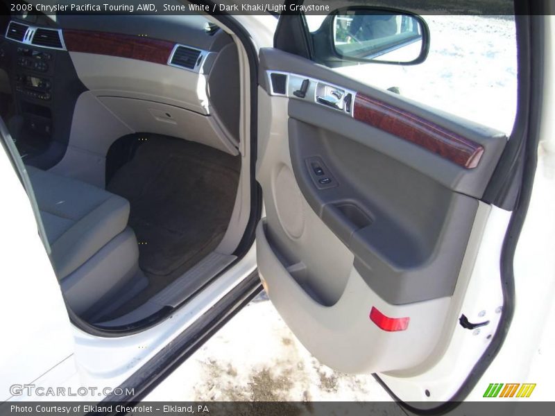 Stone White / Dark Khaki/Light Graystone 2008 Chrysler Pacifica Touring AWD