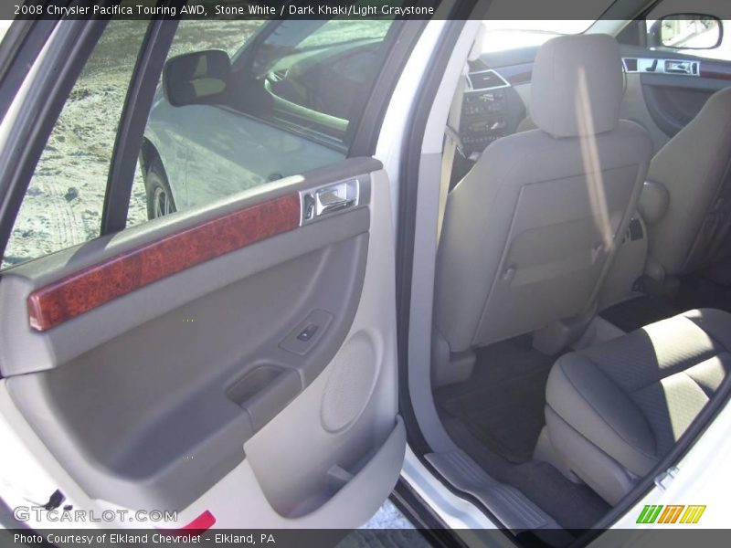 Stone White / Dark Khaki/Light Graystone 2008 Chrysler Pacifica Touring AWD