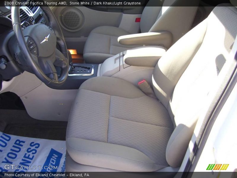 Stone White / Dark Khaki/Light Graystone 2008 Chrysler Pacifica Touring AWD