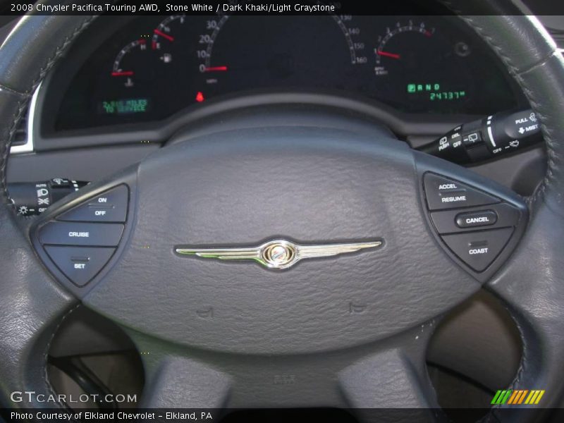 Stone White / Dark Khaki/Light Graystone 2008 Chrysler Pacifica Touring AWD