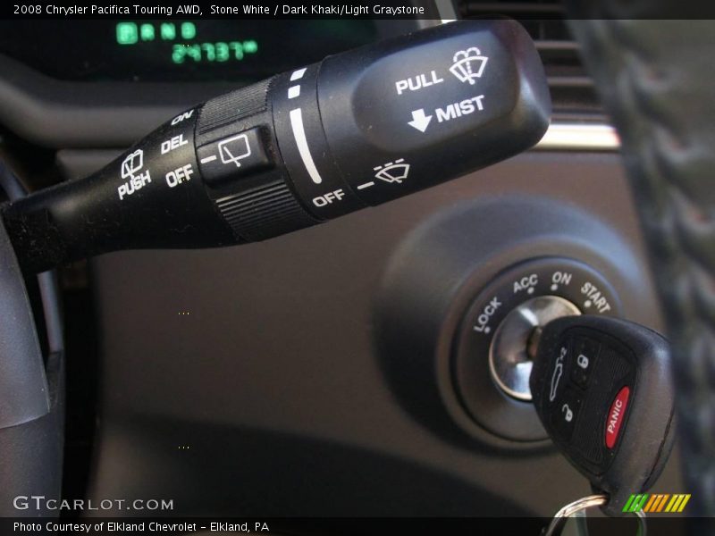 Stone White / Dark Khaki/Light Graystone 2008 Chrysler Pacifica Touring AWD