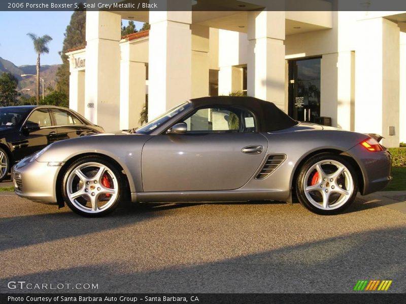 Seal Grey Metallic / Black 2006 Porsche Boxster S