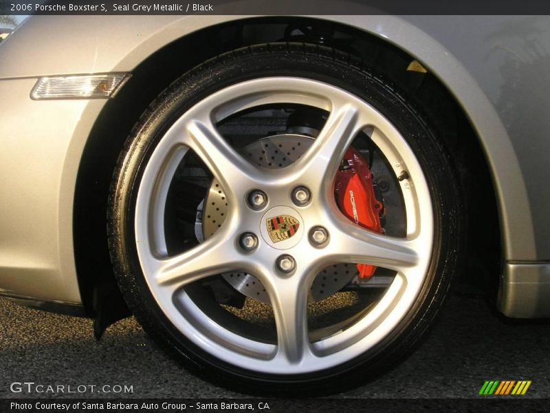 Seal Grey Metallic / Black 2006 Porsche Boxster S