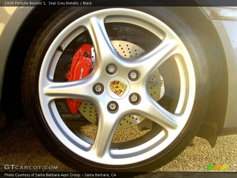 Seal Grey Metallic / Black 2006 Porsche Boxster S