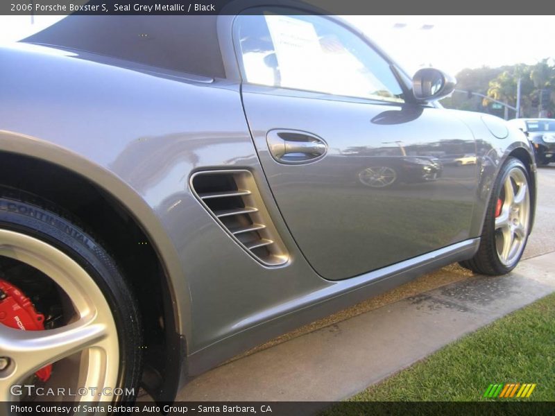 Seal Grey Metallic / Black 2006 Porsche Boxster S