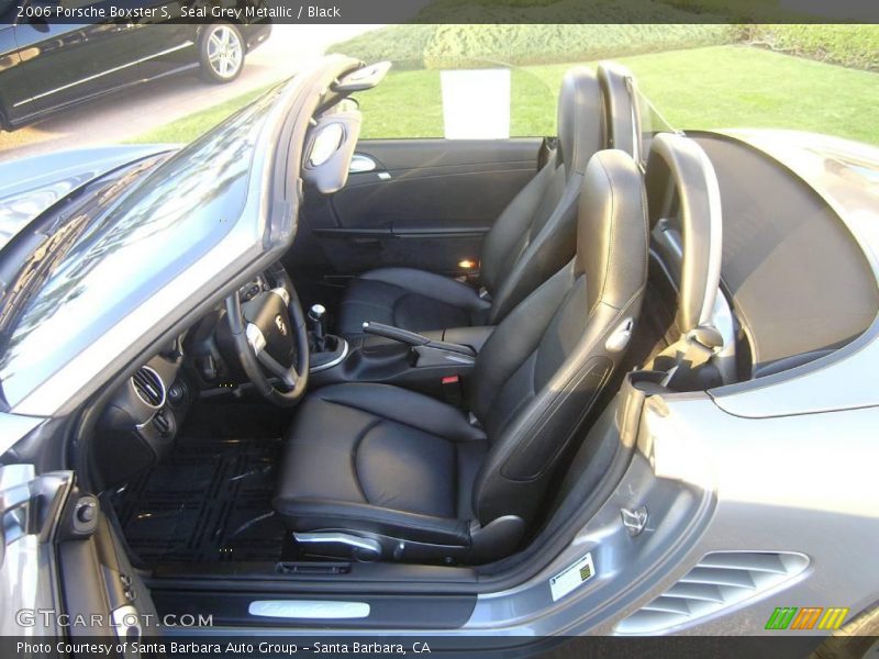 Seal Grey Metallic / Black 2006 Porsche Boxster S