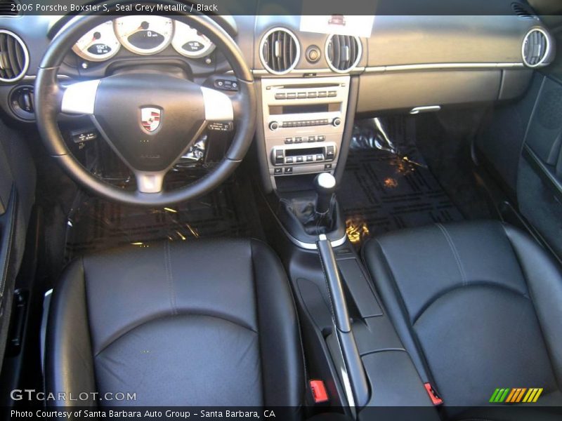 Seal Grey Metallic / Black 2006 Porsche Boxster S