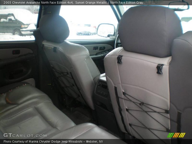 Sunset Orange Metallic / North Face Edition Gray 2003 Chevrolet Avalanche North Face Edition 4x4