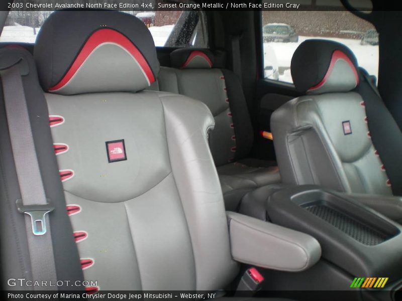 Sunset Orange Metallic / North Face Edition Gray 2003 Chevrolet Avalanche North Face Edition 4x4