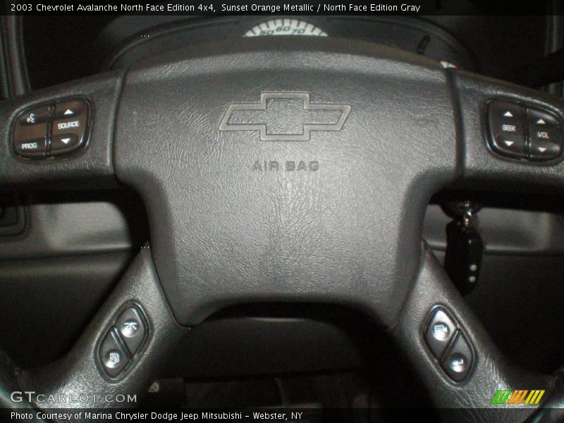 Sunset Orange Metallic / North Face Edition Gray 2003 Chevrolet Avalanche North Face Edition 4x4