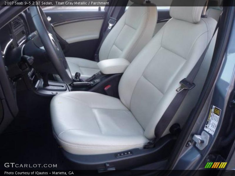 Titan Gray Metallic / Parchment 2007 Saab 9-5 2.3T Sedan