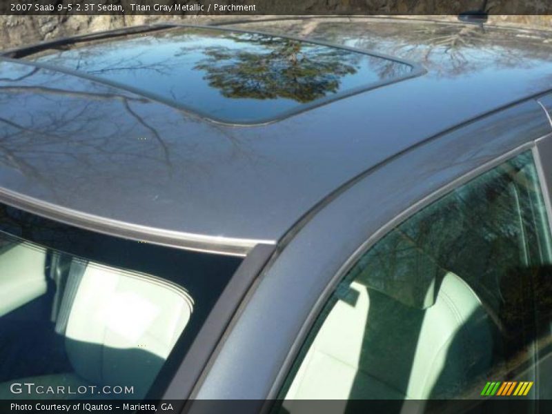 Titan Gray Metallic / Parchment 2007 Saab 9-5 2.3T Sedan