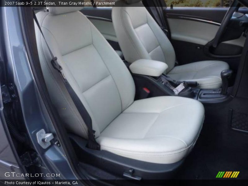 Titan Gray Metallic / Parchment 2007 Saab 9-5 2.3T Sedan