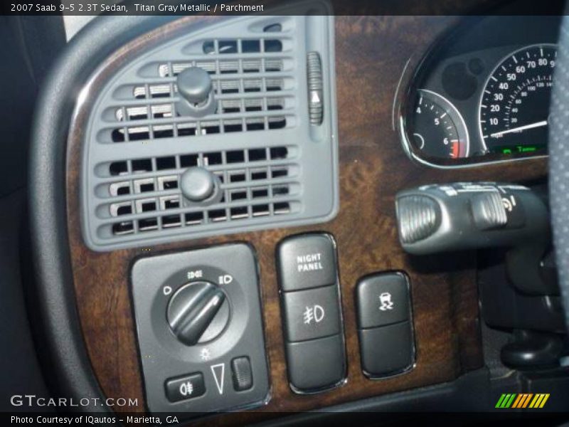 Titan Gray Metallic / Parchment 2007 Saab 9-5 2.3T Sedan