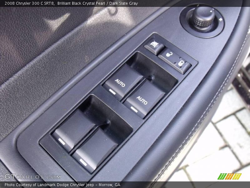 Brilliant Black Crystal Pearl / Dark Slate Gray 2008 Chrysler 300 C SRT8