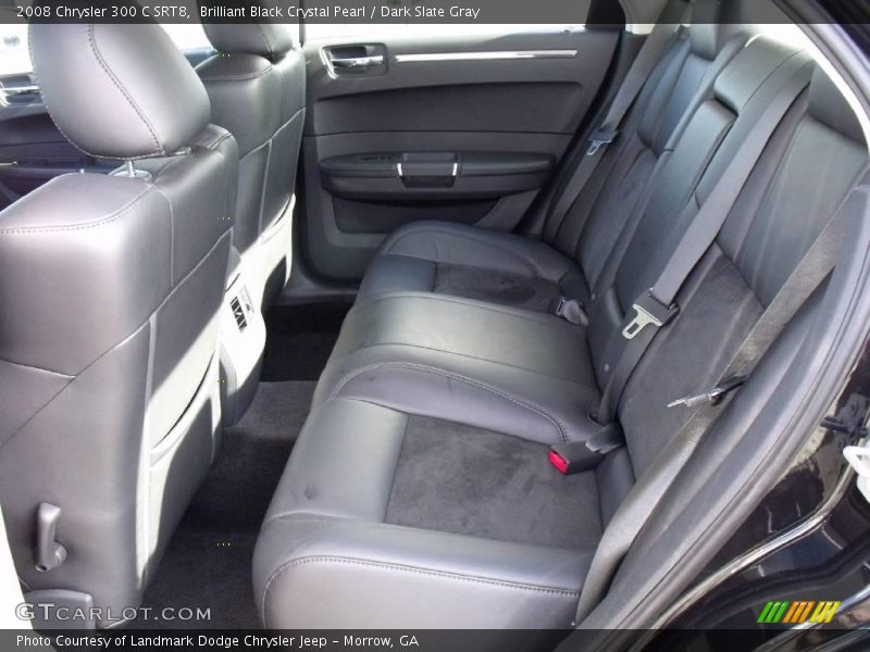 Brilliant Black Crystal Pearl / Dark Slate Gray 2008 Chrysler 300 C SRT8